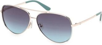 Guess Aviator Metal Sunglasses