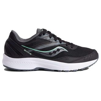 Saucony Cohesion 15 Textile Synthetic Womens Lace Up Trainers - Black Meadow - Size:UK 4.5