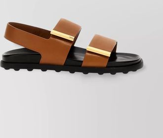 Tod's leather slingback sandals