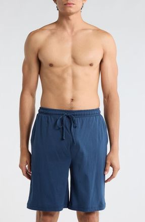 Majestic International Cotton Jersey Pajama Shorts in Sky Blue at Nordstrom Rack, Size Medium