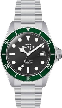 Glycine Combat Quartz Black Dial Mens Watch GL1061