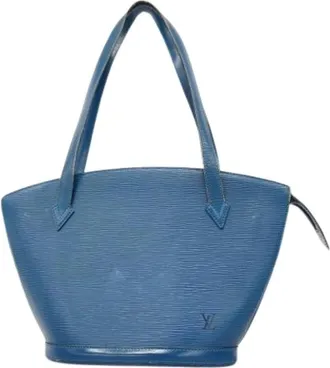 Louis Vuitton Pre-owned Handbags, female, Blue, Size: ONE SIZE Pre-owned Fabric Handbag