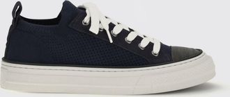 Brunello Cucinelli Sneakers Brunello Cucinelli in maglia crochet di cotone con monile