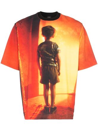 Marcelo Burlon T-shirt Close Encounters con stampa - 1088 MULTICOLOURED