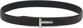 Tom Ford Soft Grain Leather Reversible T Belt 30 mm - Heren - Riemen - Bruin - 100 CM - Leer - Accessoires