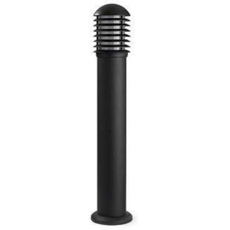 Leds - C4 Ledkia - Leds-c4 Balizas - 1 Baliza De Exterior Grande Ligera Gris Urbano Claro Ip44, E27