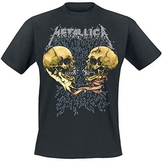 T-shirt Metallica 40th Anniversary Homme - 100% Coton Noir | Logo Songs | Licence Officielle
