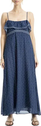 Max Studio Flounce Detail Maxi Dress