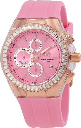 Technomarine Cruise Chronograph Quartz Pink Dial Mens Watch TM-121164