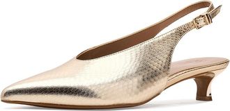 Naturalizer Nicolette High Womens Heels Light Champagne Leather : 10.5 M (B)