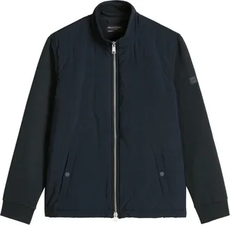 Marc O'Polo Jassen, Heren, Blauw, XL, Katoen, Hybrid Sweat Jacket