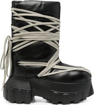 Rick Owens Mega Bumper Lace-up Boots
