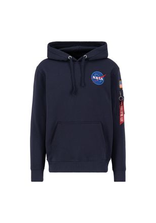 Alpha Industries Hoodie ALPHA INDUSTRIES Space Shuttle Hoodie, Herren, Gr. S, blau (rep.blau), Obermaterial: 80% Baumwolle, 20% Polyester, regular fit, Sweatshirts Hoo