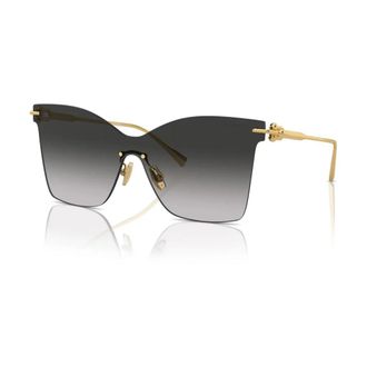 Tiffany & Co. Vlinderzonnebril met vergulde armen - Dames - Zonnebrillen - Geel - 43 MM - Accessoires