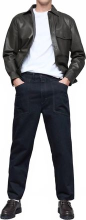 Closed Fatigue-X Relaxed Denim Jeans In Black