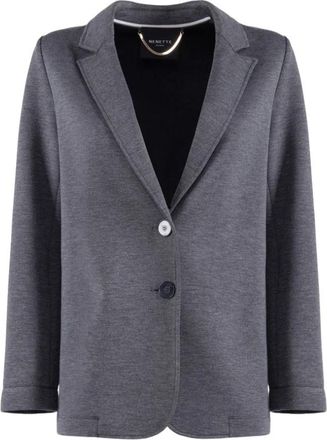 Nenette Blossom Blazer - Dames - Blazers - Grijs - S - Leer - Jassen