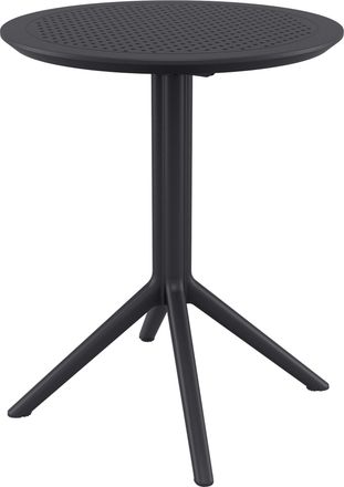 Clp Mesa Plegable Sky Negro Redonda