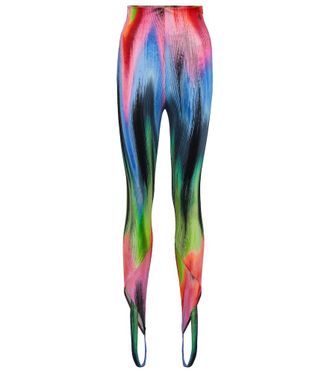 The Attico Jamie high-rise stirrup leggings