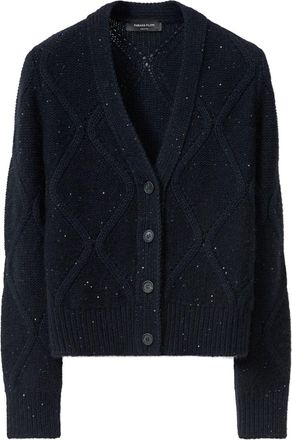 Fabiana Filippi Cardigan con paillettes - Nero