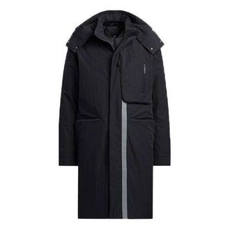 adidas Casual 3-In-1 Long Down Jacket Black H13847