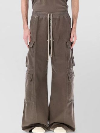 Rick Owens jumbo cargo canvas trousers drop crotch