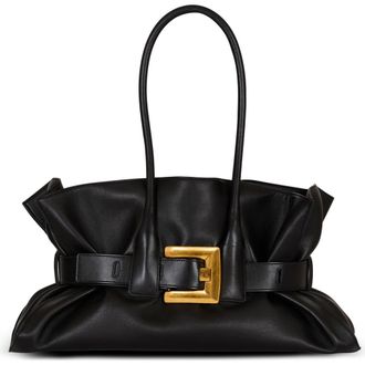 Balmain Large calfskin Anthem bag in Black at Nordstrom