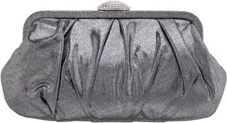 Nina Concord Frame Clutch in Gunmetal at Nordstrom