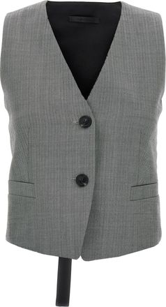 Helmut Lang Chevron Vest