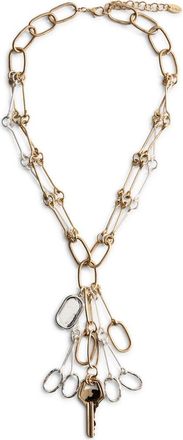 Mango Pendant Chain Necklace in Gold at Nordstrom