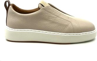 Santoni Schoenen, Dames, Beige, 36 EU, Leer, Sneakers