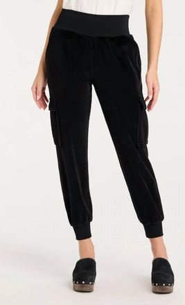 Cinq &agrave; Sept Velour Giles Pant In Black