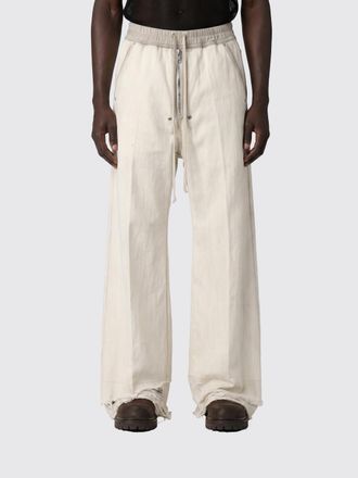 Rick Owens Pantaloni Bela a gamba larga Rick Owens in cotone distressed