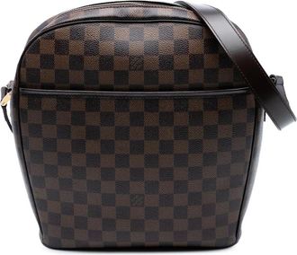 Louis Vuitton Pre-owned Shoulder Bags, female, Brown, Size: ONE SIZE Pre-owned Checkered Crossbody Bag