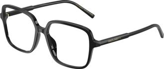 Dolce & Gabbana Glasses, female, Black, Size: 55 MM Eyeglasses