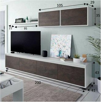 For&eacute;s Mueble Salon tv Alida