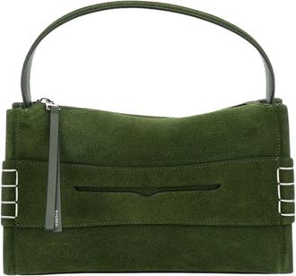 J.W.Anderson Loafer Bag - Dames - Handtassen - Groen - ONE Size - Leer - Tassen