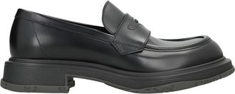 Gucci Loafer met tonaal logo - Heren - Loafers - Zwart - 41 EU - Leer - Schoenen