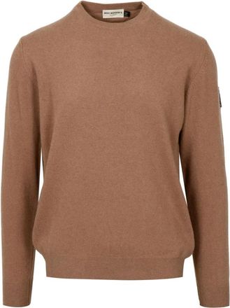 Roy Rogers Trui met ronde hals - Heren - Ronde hals truien - Bruin - 2XL - Wol - Truien & Vesten
