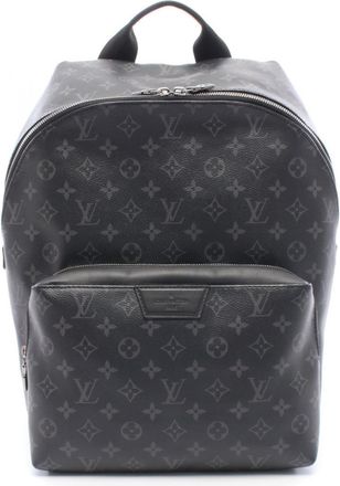 Louis Vuitton Black Monogram Eclipse Monogram Eclipse Leather Backpack (Pre-Owned)