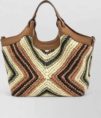 Gianni Chiarini dua shoulder bag open top braided