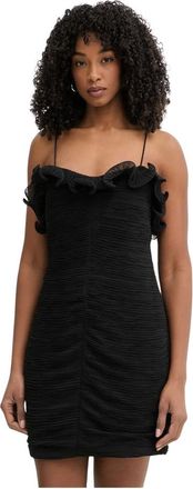 Guess Dames, Jurken, Zwart, Maat: XS Poliester