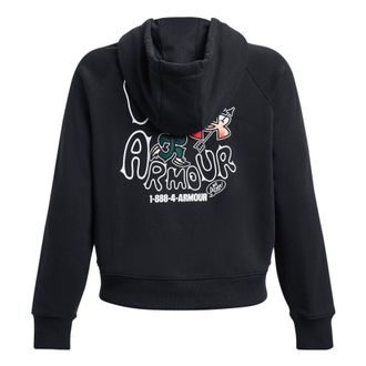 Under Armour (WMNS) Under Armour Heavyweight Terry Rose Hoodie Black 1379834-001