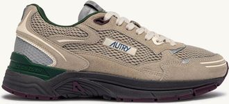 Autry HYPERWAY SNEAKERS IN BISCUIT AND AFTERGLOW SUEDE AND MESH