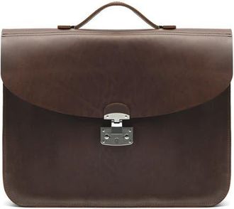 Ezra Arthur Executive Briefcase in Brown at Nordstrom
