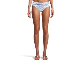 Lilly Pulitzer Lagoon Sarong Hipster Bottom Womens White Swimwear DDR2742