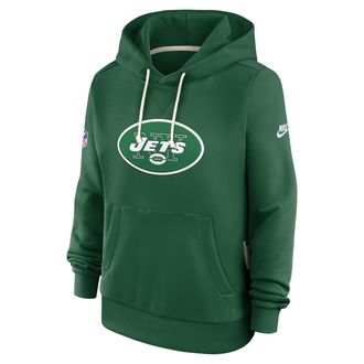 Nike New York Jets Alt Pack Nike Womens Dri-FIT NFL Pullover Hoodie in Green | 03C33PCQ9Z-V4T