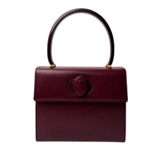 Cartier Pre-owned Handbags, female, Red, Size: ONE SIZE Pre-owned Leather handbags
