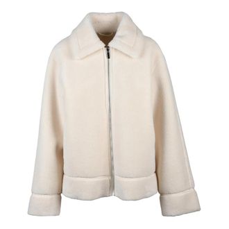 Pennyblack Pluche jas - Dames - Jassen - Beige - S - Polyester - Jassen
