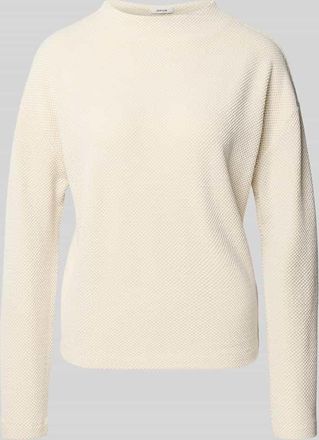 OPUS Relaxed Fit Sweatshirt mit Stehkragen Modell Serata in Hellbraun, Gr&ouml;&szlig;e 36