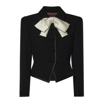 Valentino Garavani Giacca - female - Valentino Garavani - Blazers - Black - S - Jackets